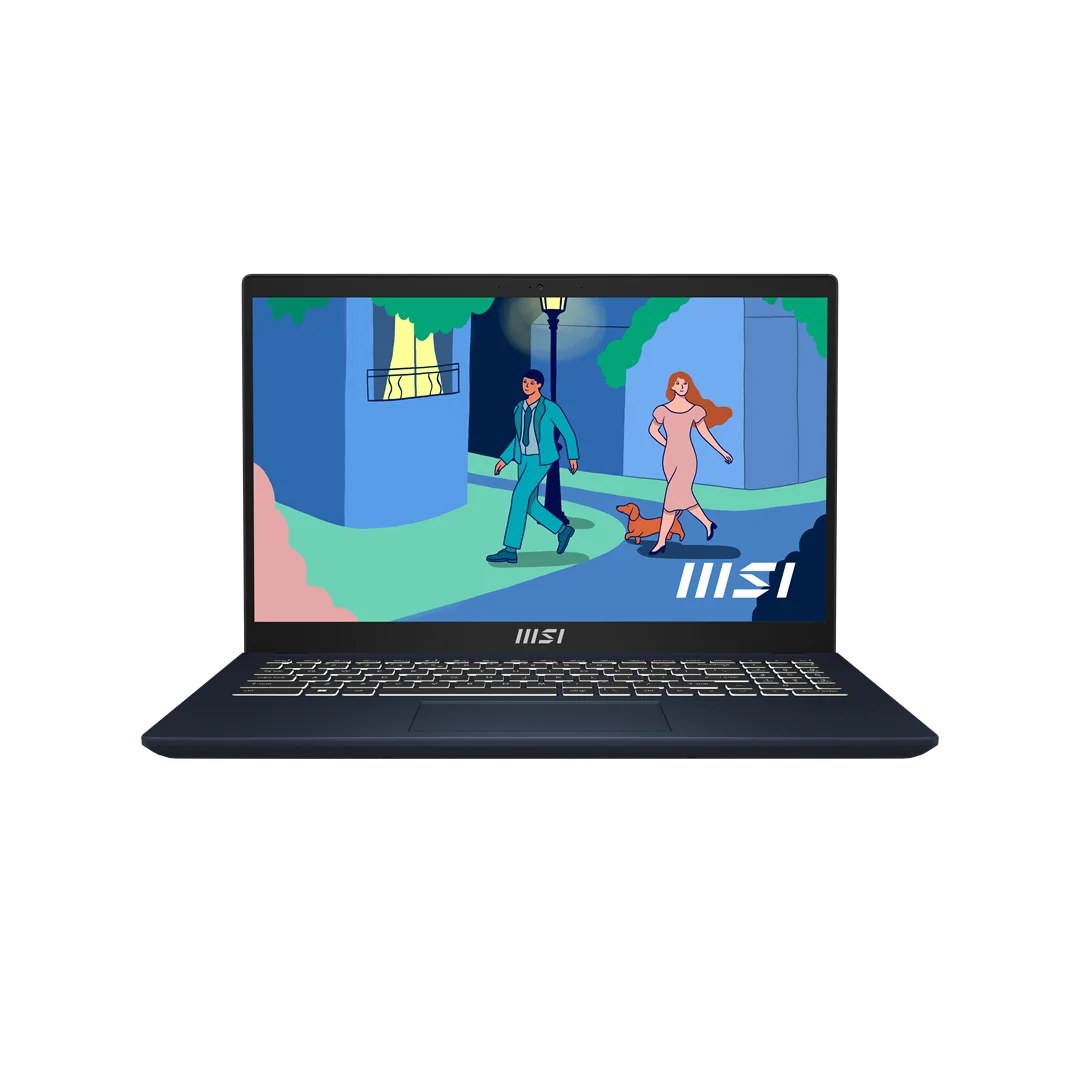 Laptop MSI Modern 15 B12MO-640PL i5-1235U 15.6" FHD 60Hz IPS-Level 16GB DDR4 3200 SSD512 Intel Iris Xe Graphics Win11 Home Plus