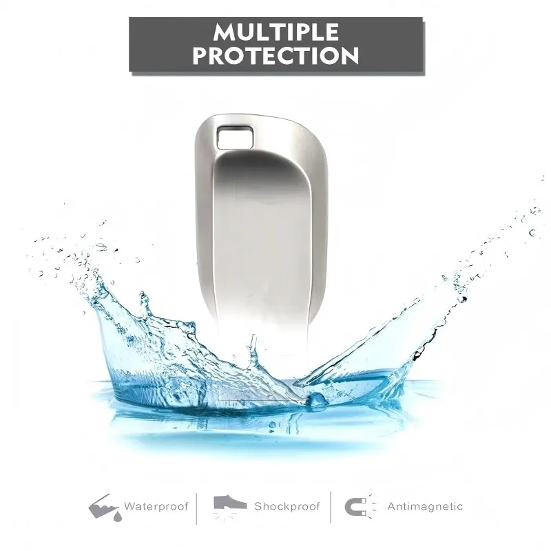 Unidad flash USB 3.0 con varilla de metal de alta velocidad, 128 GB, 64 GB, 32 GB, 16 GB, 8 GB, disco U con bolígrafo gratuito duradero para almacenamiento de datos