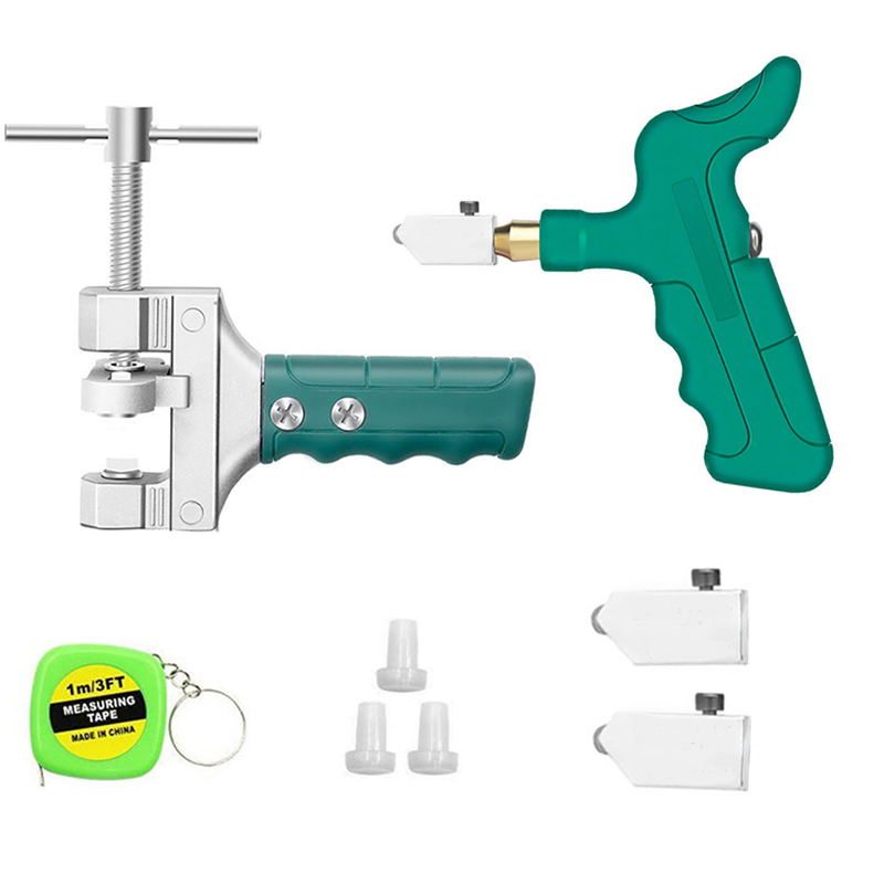 Professional Glass Cutter Cutting Tools Diamond Glass Tile Cutting Tool Manual DIY Glass Tile Cutting Tool Set Construction Tool