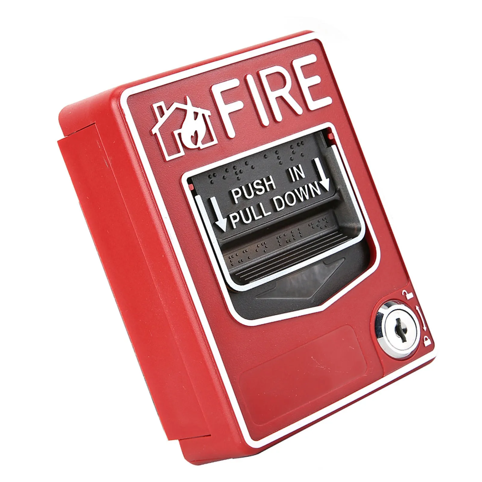 9-28VDC Manual Multiple Wire System Safety Fire Pull Station Alarm Button Call Point Safety