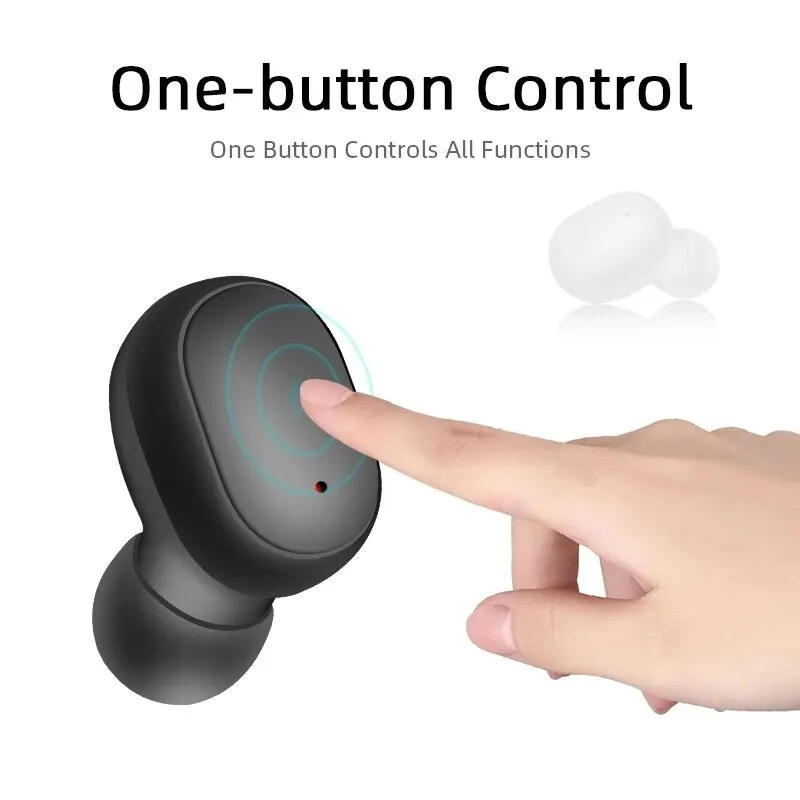 TWS A6S cuffie Bluetooth Wireless auricolari Noice Cancelling auricolari cuffie Bluetooth con microfono per Huawei Xiaomi Redmi