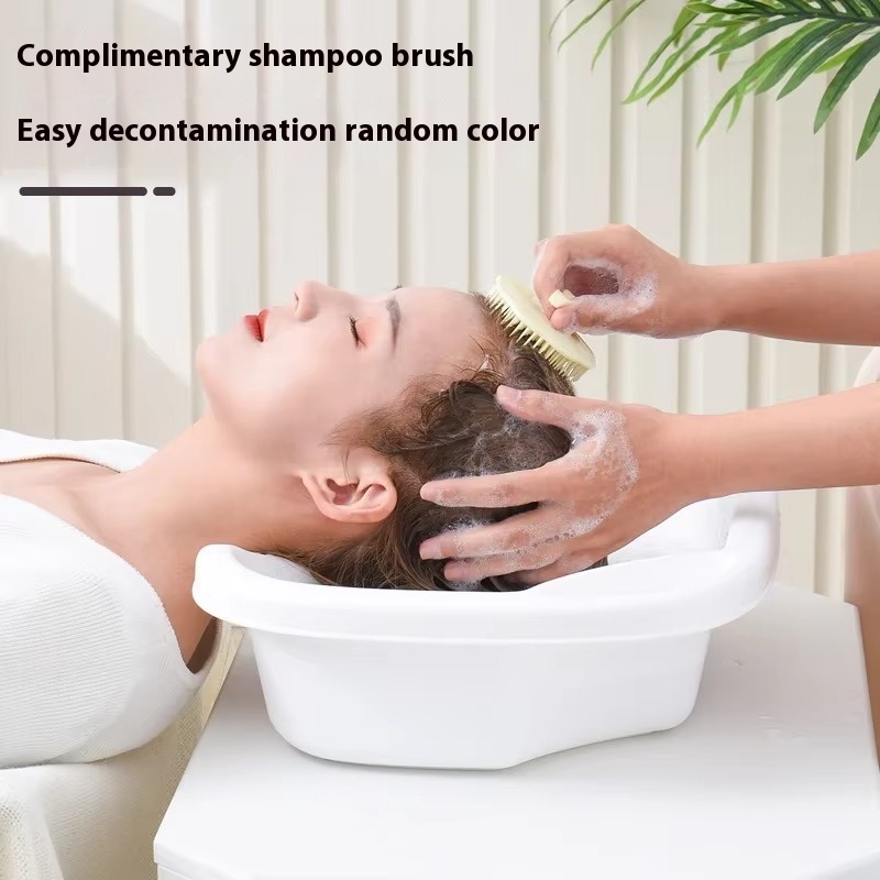 Shampoo basin lying flat for pregnant women, confinement and elderly people, shampooing artifact down during pregnancy