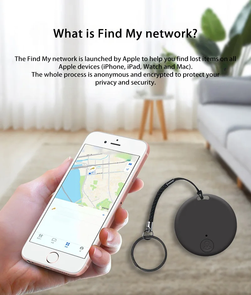 Xiaomi Apple Find My GPS Tracker Tag Global Locator Smart Tracker для устройств Apple CR2032 Батарея Anti-Loss для багажа Автомобиль для домашних животных