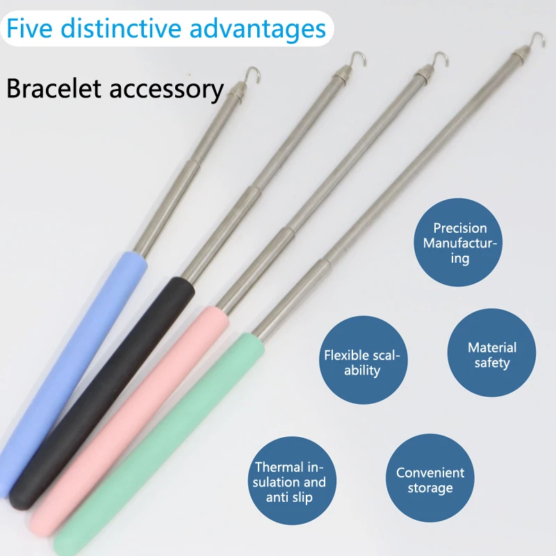 1 PC สร้อยข้อมือ Clasp Helper เครื่องมือสร้อยข้อมือเครื่องประดับสวมใส่เครื่องมือสร้อยข้อมือยึด Helper Plier คลิป Quick Donning