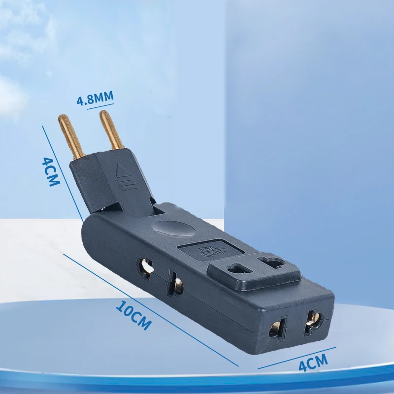 4-in-1-Steckdosenverlängerung, EU-Steckdose, 180-Grad-Stecker, Adapter, Kanada, Mexiko, Reiseadapter, tragbarer Stromkonverter