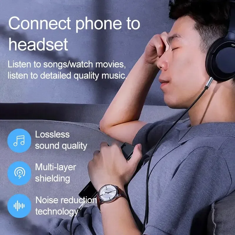 Blitz Auf 3,5mm Jack AUX Kabel 8Pin Zu AUX 3,5mm Kopfhörer Adapter Audio Kabel Stecker Splitter Für iPhone auto Lautsprecher