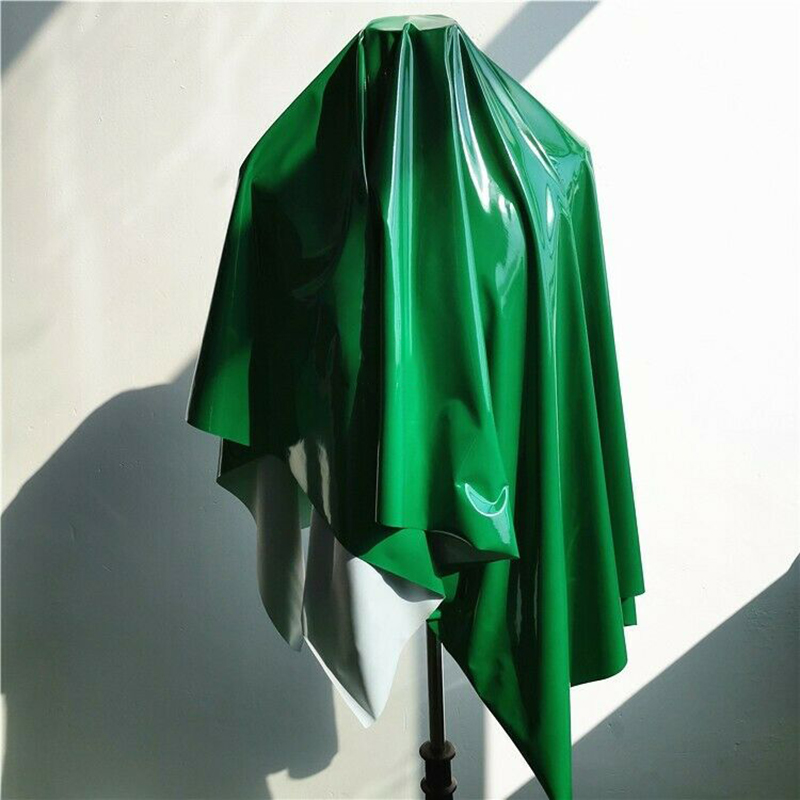 145x50cm brilhante macio vinil tecido de couro elástico pvc tecido macacão calças magras material diy vestido roupas acessórios