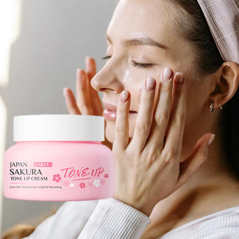Sakura Blossom Face Cream Deep Hydration Moisturizer Smoothing Firming Japan Whitening Cream Anti-Aging Skin Care Comestics