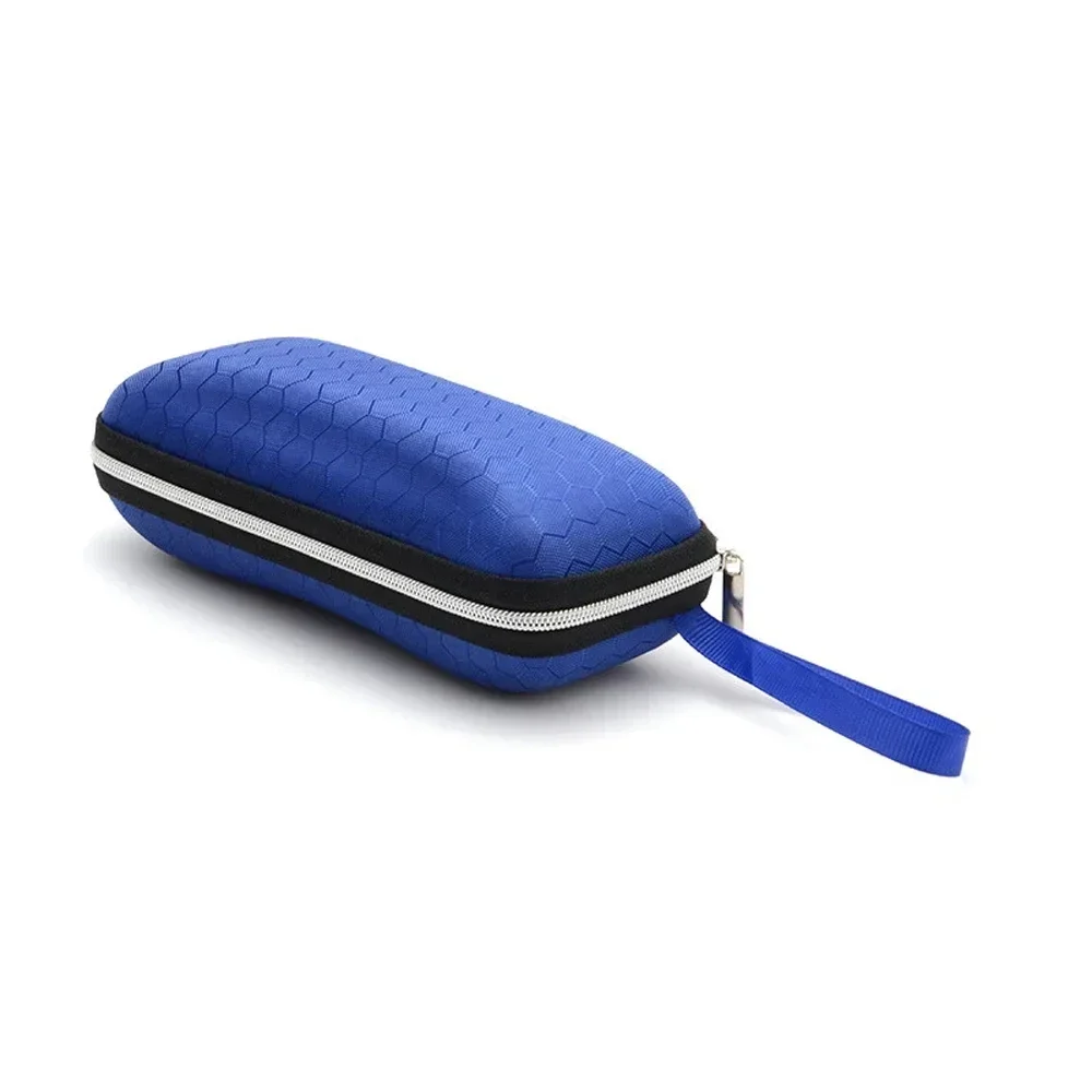 Custodie per occhiali Custodia per occhiali da sole per donna Scatola per occhiali con cordino Custodie per occhiali con cerniera per uomo Scatola di immagazzinaggio portatile