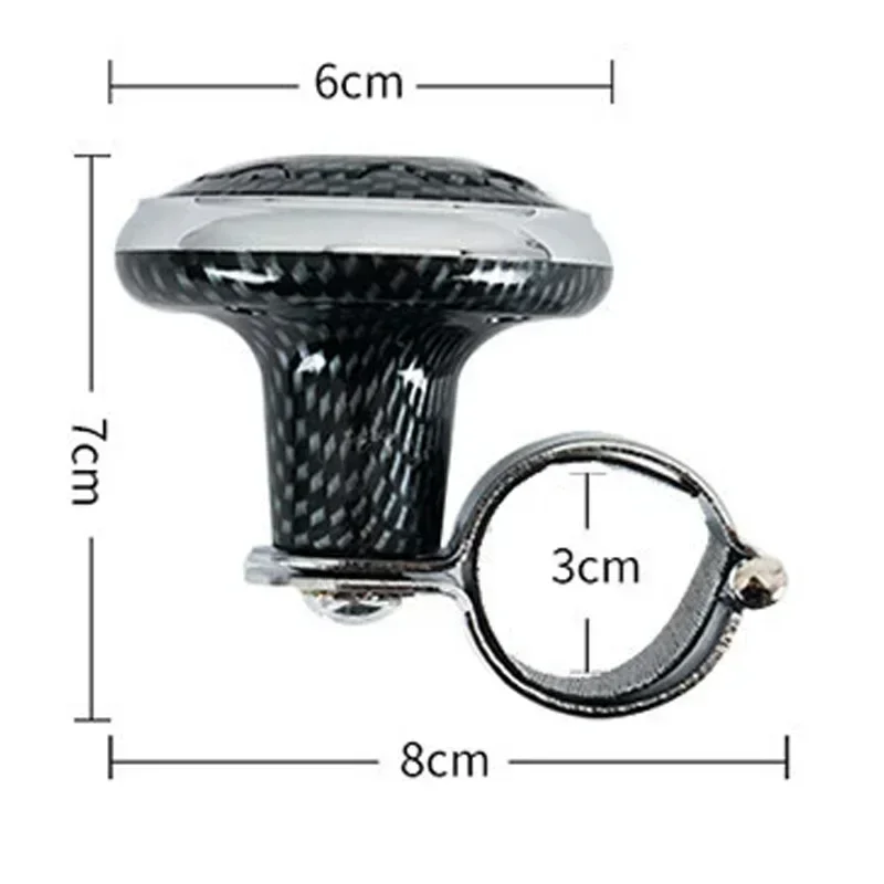 Universele Auto Stuurwiel Booster Spinner Knop 360 Graden Rotatie Bal Handvat voor Auto Semi Truck Heftrucks Auto-onderdelen