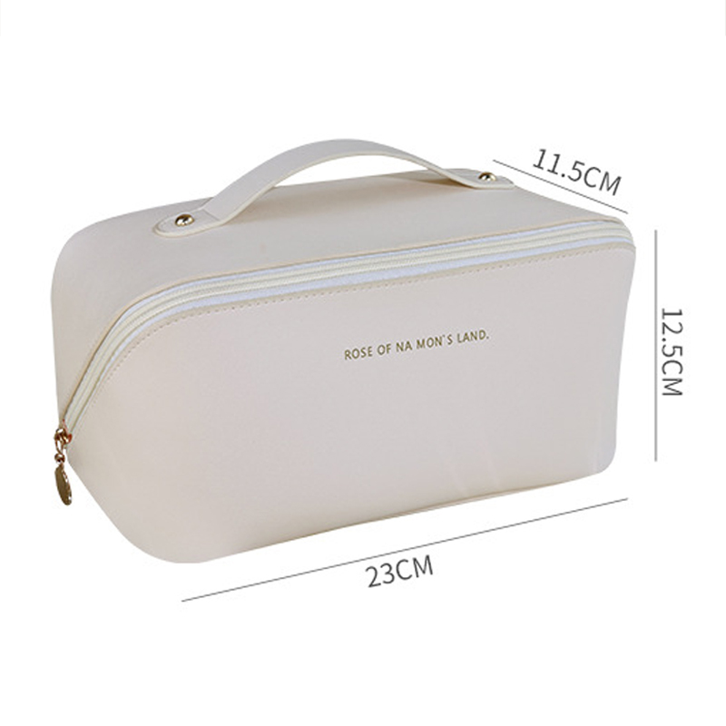 Makeup Organizer Female Toiletry Kit Bag Make Up Case Storage Pouch PU Lady Box, Cosmetic Bag, Organizer Bag For Travel Zip 