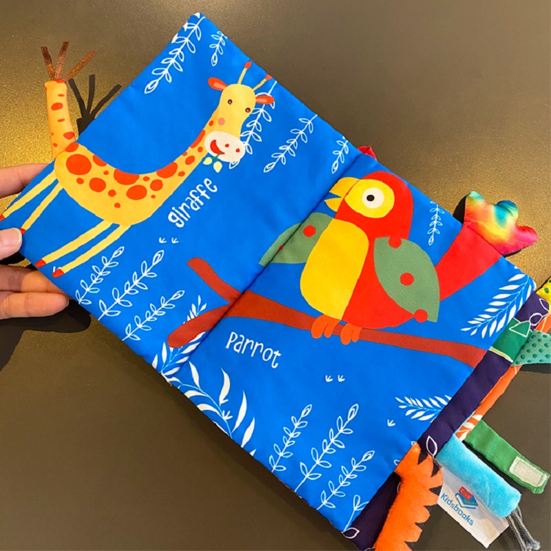 Libros suaves para bebés, libros arrugados de tela con tacto 3D para bebés, cochecito de aprendizaje temprano sensorial, juguetes para bebés de 0, 3, 6, 12 meses