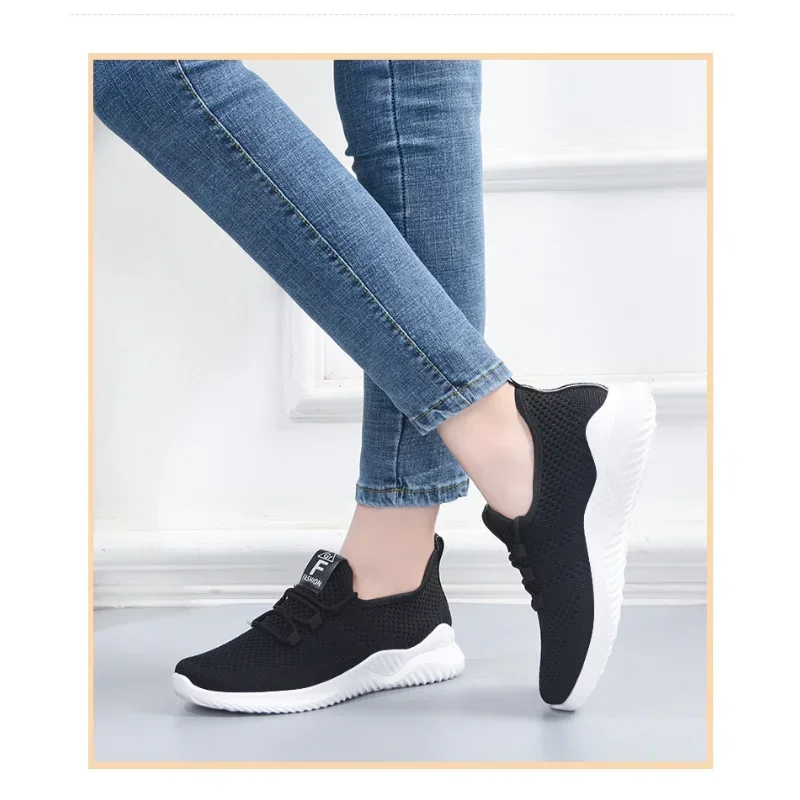 2025 Baskets décontractées pour femmes, chaussures d'été confortables et respirantes à plateforme, mode femmes, chaussures polyvalentes à lacets
