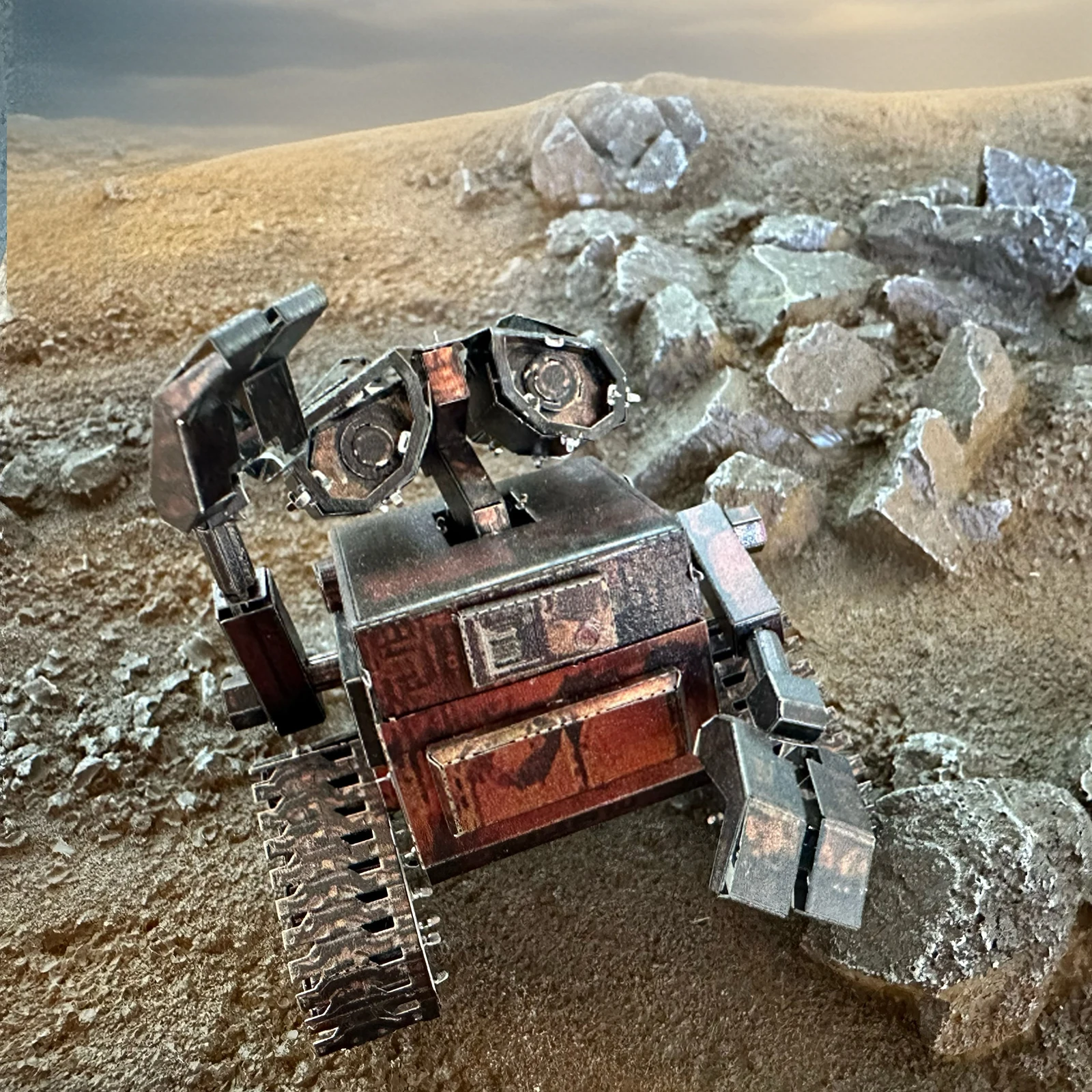 robot 3D metalen puzzel DIY modelbouwpakket volwassen speelgoed verjaardagscadeau