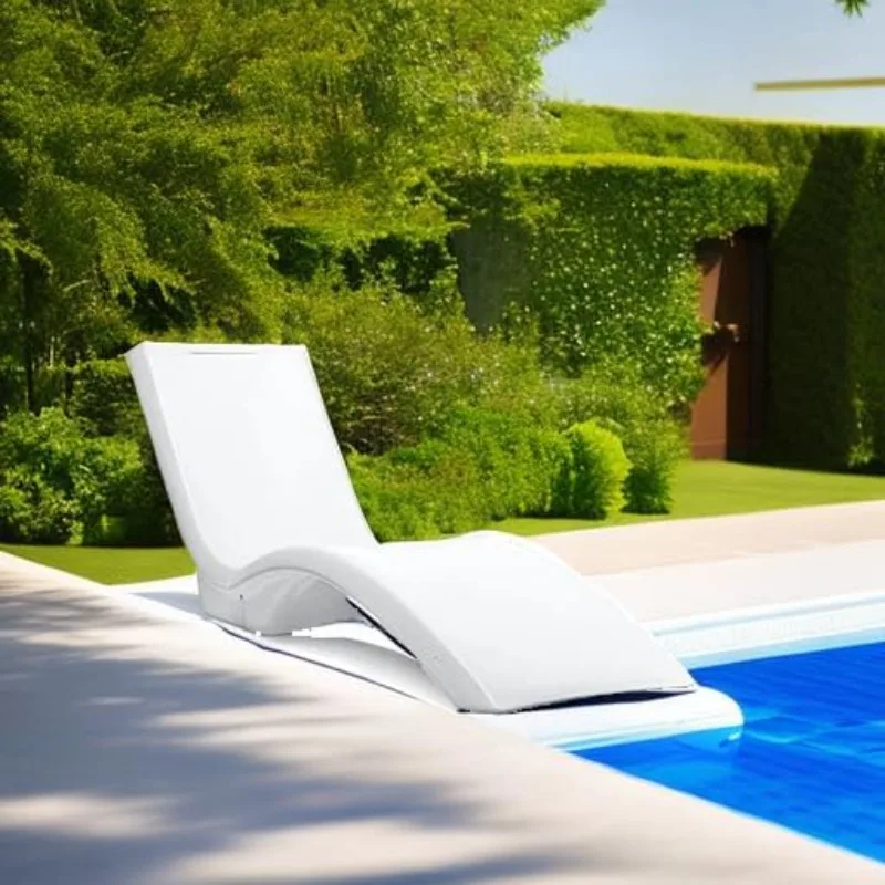 Pool Lounger, Fade-Resistant, Waterproof Patio Furniture, for Sun Shelf, Use in Pools with Shelves Up to 9-Inches