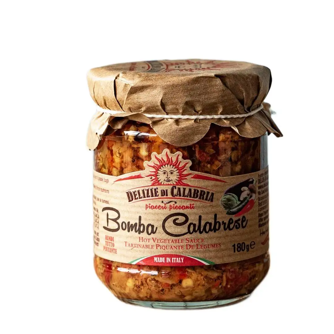 Sos Warzywny Bomba Calabrese z chilli 180g - Delizie di Calabria