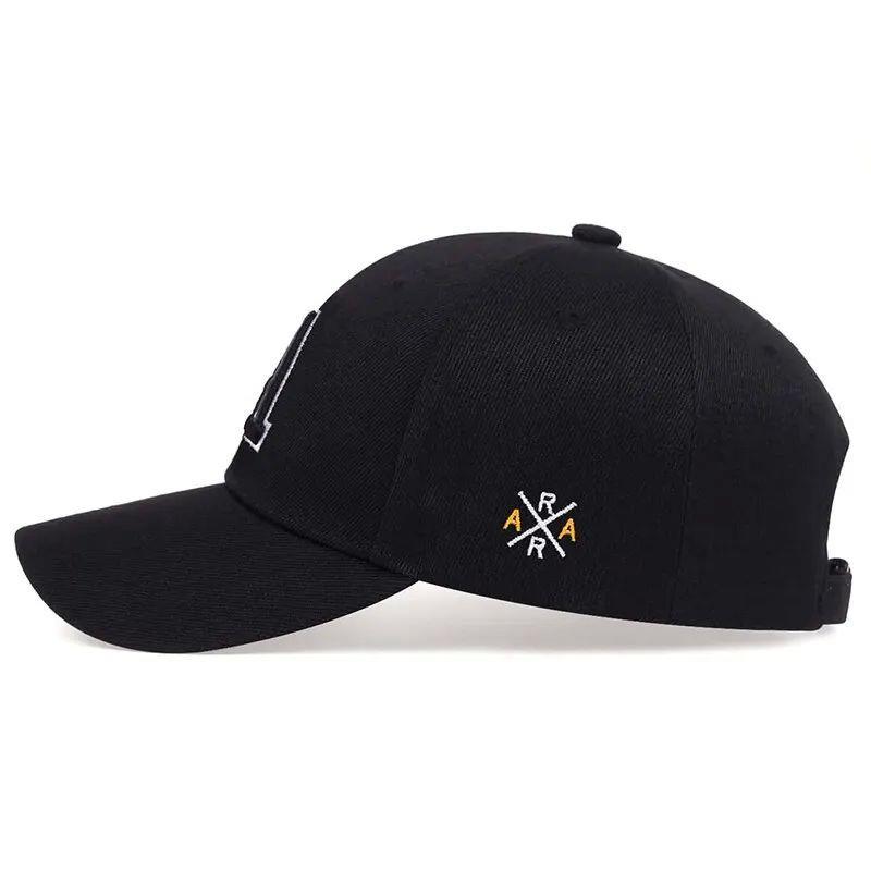 Casquettes de baseball unisexes avec lettre A brodée, chapeau décontracté réglable, chapeau de protection solaire, printemps et automne, extérieur