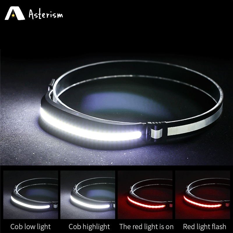 Головной свет на голову, светодиодный, суперяркий, перезаряжаемый, портативный, для кемпинга, бега, походов, рыбалки