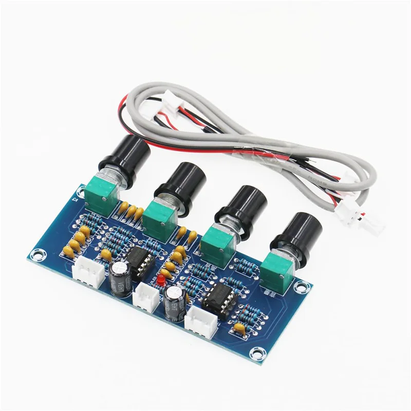Preamplificatore scheda tono Aokin XH-A901 NE5532 Preamplificatore con regolazione del volume dei bassi alti Preamplificatore Controller tono