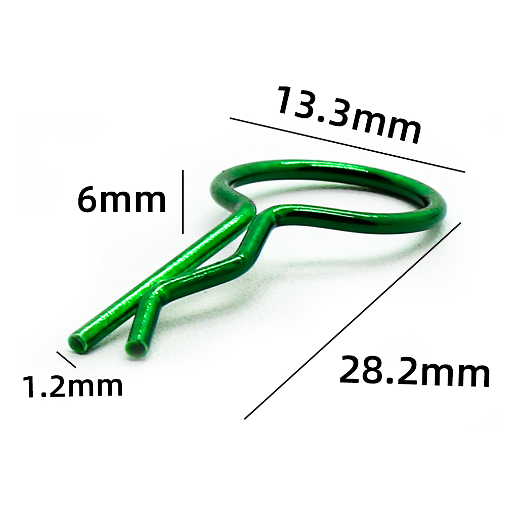 RCXAZ RC Auto Karosserie Clips Pin Schnalle 1/10 1/12 für Traxxas Hsp Redcat Rc4wd Tamiya Axial scx10 D90 Hpi RC Auto Teile Accs