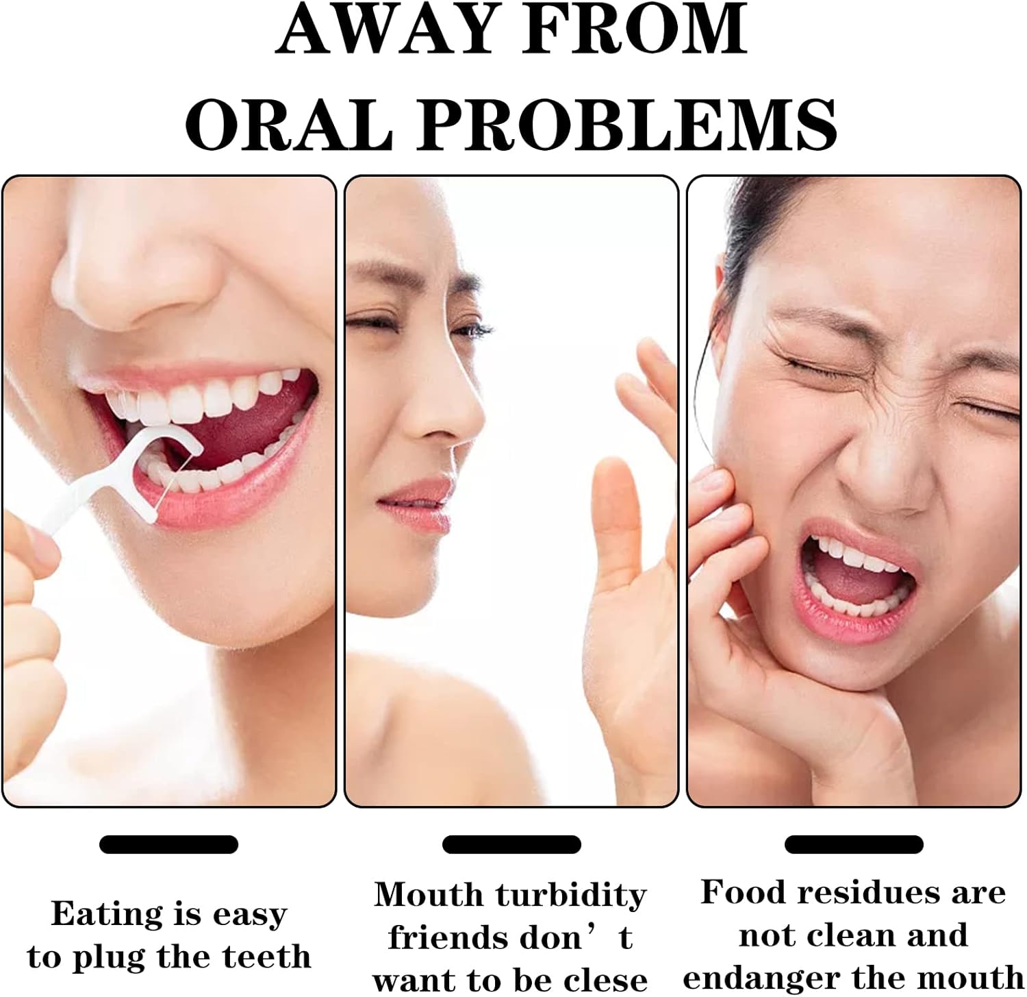 Pick de fio dental portátil de alta resistência à tração fio dental super fino ferramenta de limpeza de dentes limpador interdental cuidados orais