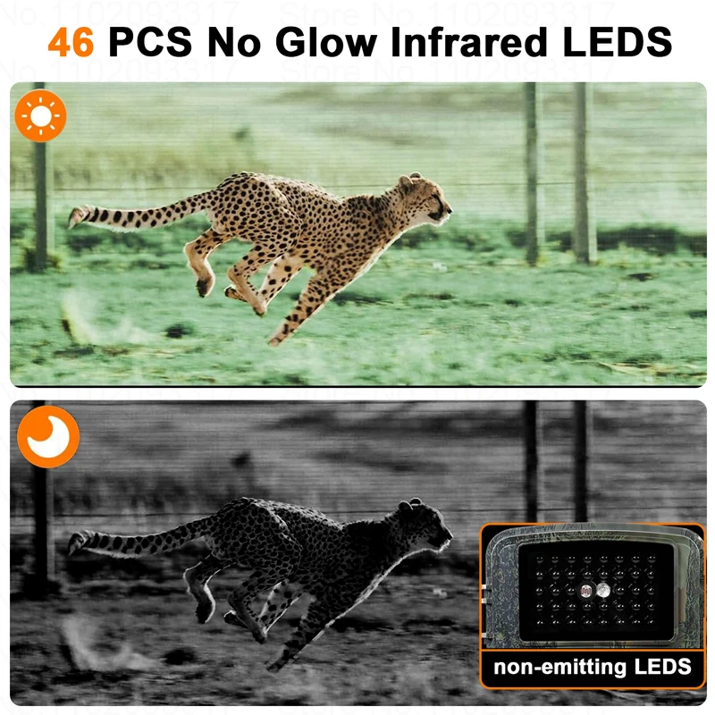 Cámaras de rastreo para caza, 16MP, 1080P, con visión nocturna infrarroja de 940nm, cámara salvaje resistente al agua para monitoreo y exploración de vida silvestre