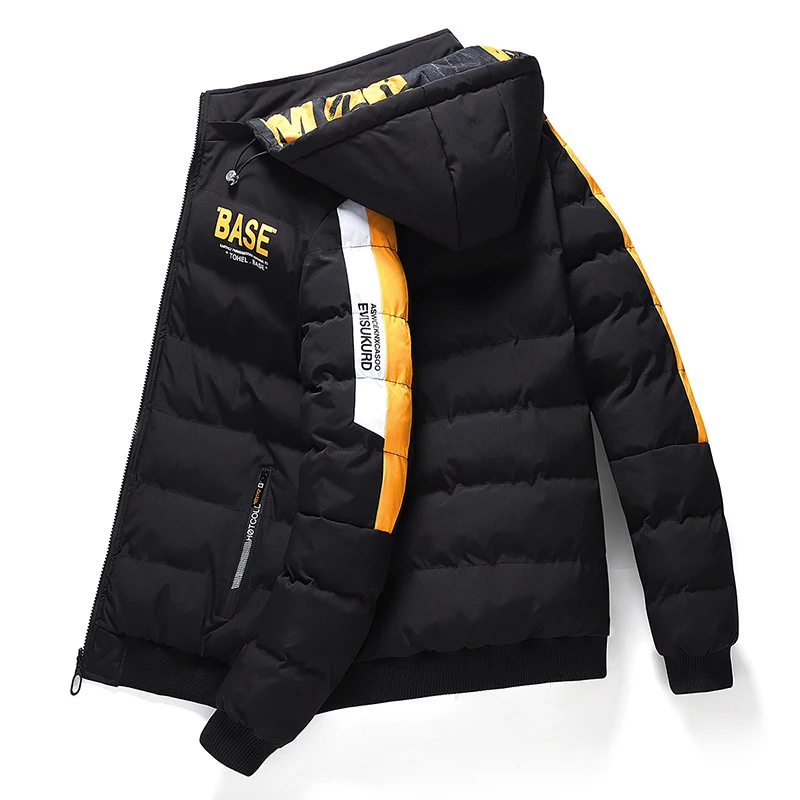 DIMUSI, chaqueta acolchada de invierno para hombre, Parkas térmicas gruesas a la moda para hombre, prendas de vestir informales, rompevientos, abrigos con capucha, ropa para hombre