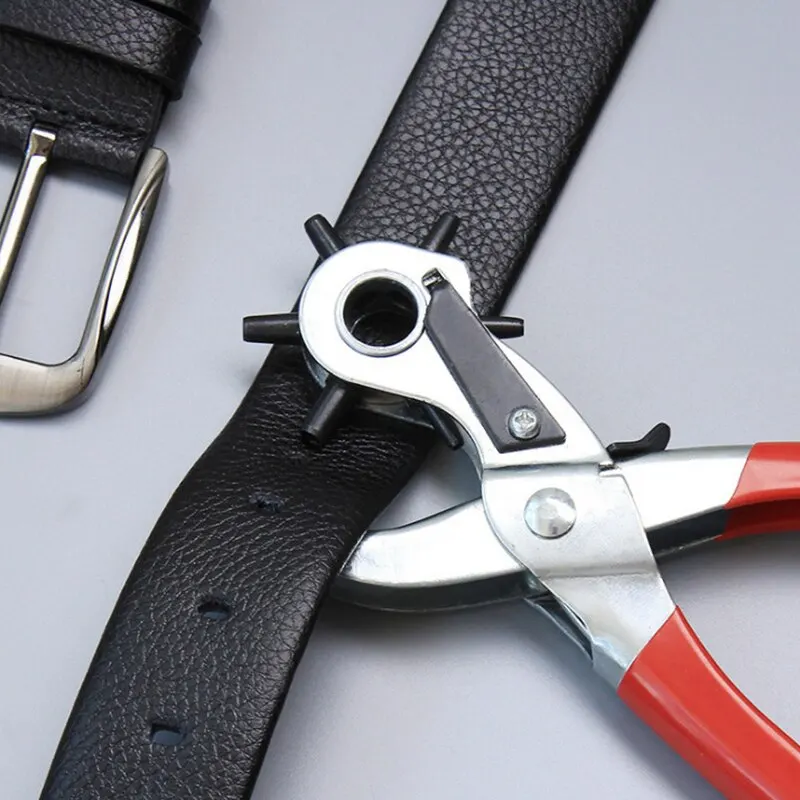 Profissional Couro Punch Tool, Multi Function Alicates, Cinto, Relógio, Correias, Bolsa