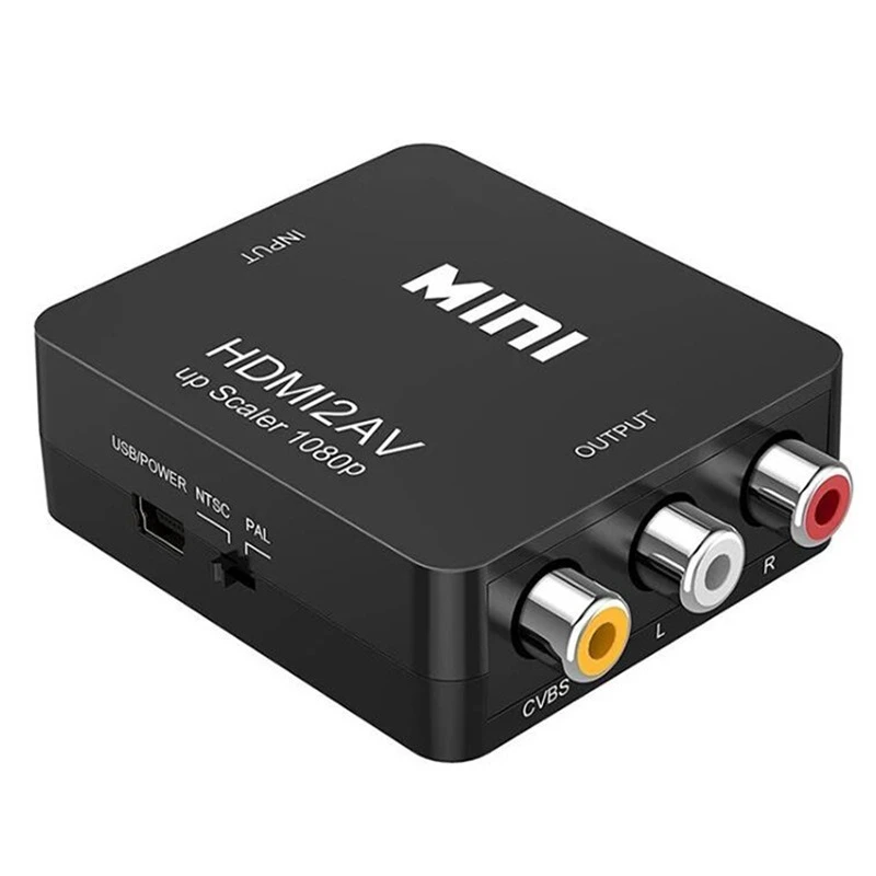 Convertidor HDMI a AV HDMI2AV HDMI a RCA HDMI switcher 1080P