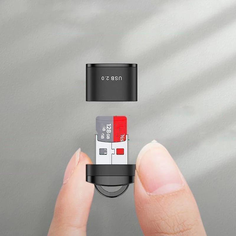 Mini High Speed USB 2.0 Kartenleser TF Micro SD Speicherkartenadapter für PC Computer Laptops Notebook Auto Micro SD/TF Kartenleser