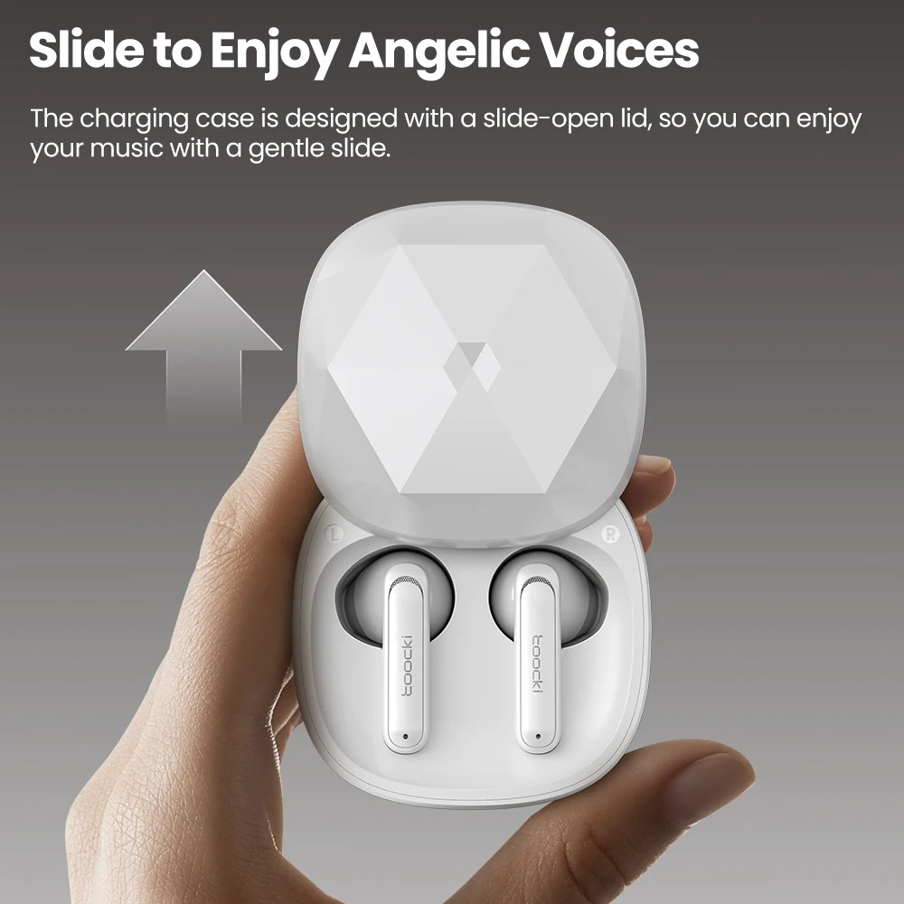 Toocki RD20 TWS Беспроводные наушники Bluetooth 5,3 ENC с шумоподавлением 3D Стерео Hi-Fi Звук Сенсорное управление Поддержка отдельного подключения