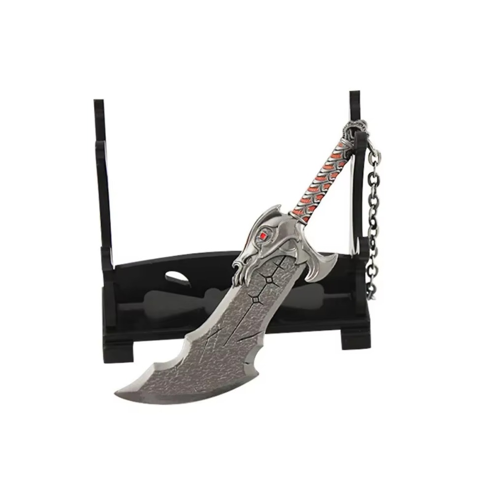 God of War-Katana Sword Model for Boy Gift Toys, Metal Game, Peripheral Weapon, Runic, Chaos, Dratos, Periphery, 9cm