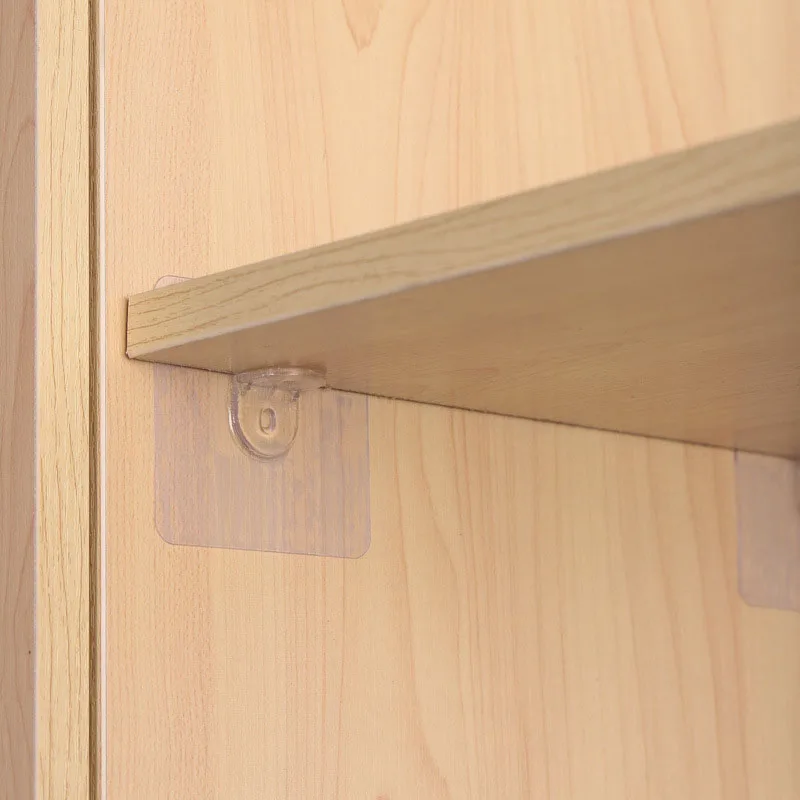 Regalhalterung, selbstklebender Nagel, selbstklebender Kleiderschrank, Regalhalterung, Clip, Wandaufhängung, Trennwand, nicht stanzend, starke Halterung