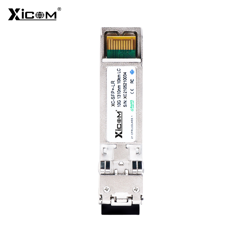 Модуль приемопередатчика Xicom 10G SFP LC 1310, дуплексный, 5 км, 10 км, 20 км, оптоволоконный модуль SFP+, одиночный для Cisco SFP-10G-LR, Mikrotik