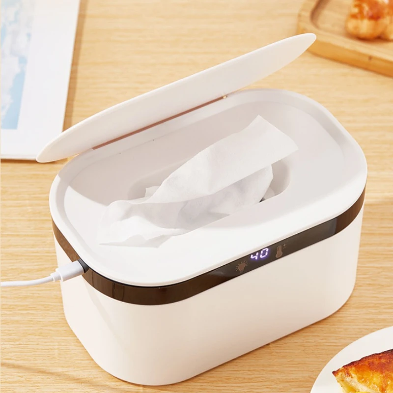 Lenços umedecidos para bebês, portátil, usb, temperatura constante, caixa de aquecimento, uso em viagem, bloqueio de umidade, armazenamento quente de longa duração, fácil instalação