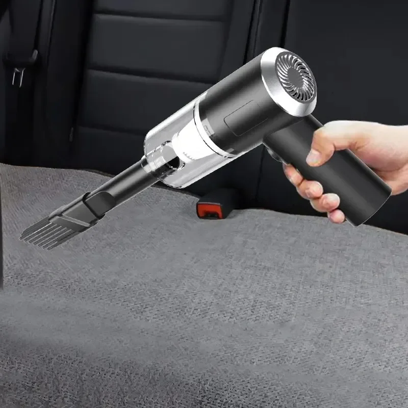 Combinação aspirador de pó carregamento usb carro doméstico aspirador de pó pequeno carro com limpeza poderosa de alta potência totalmente automática