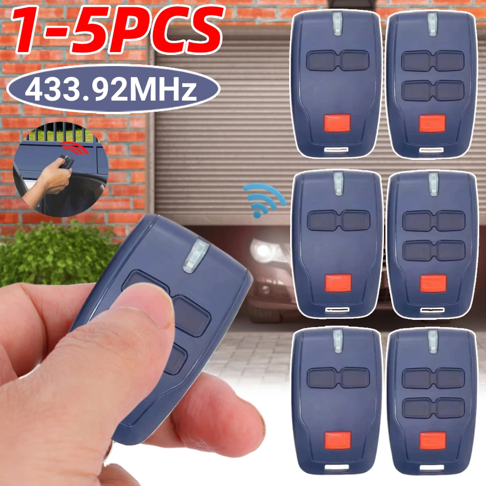 433,92 MHz puerta de código rodante Control remoto de garaje código rodante seguro abridor de puerta de garaje automático de búsqueda automática remota