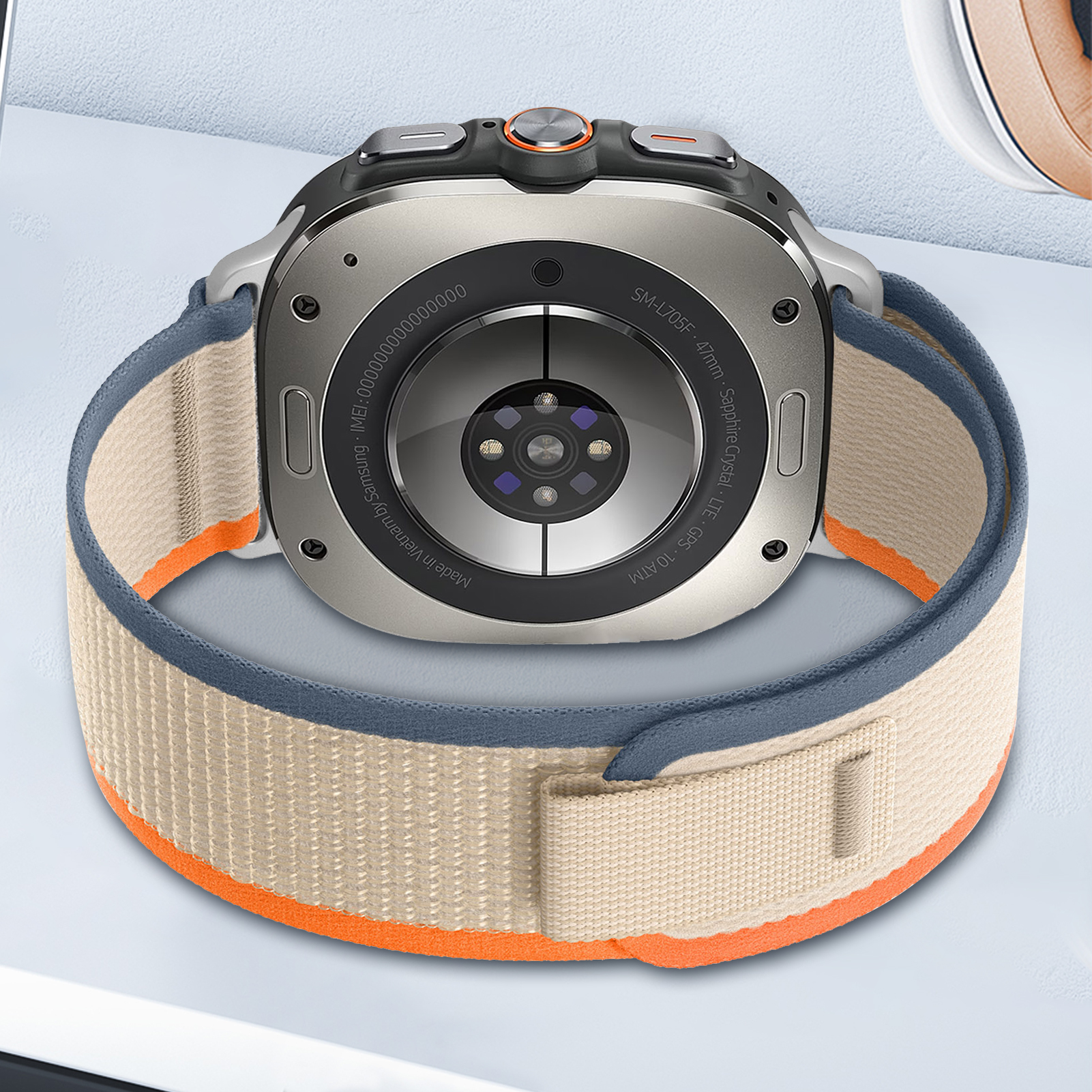 ブレスレット三星銀河時計ウルトラストラップ 47 ミリメートルアクセサリースポーツナイロンリストバンドトレイルループコレア銀河時計 7 ウルトラバンド