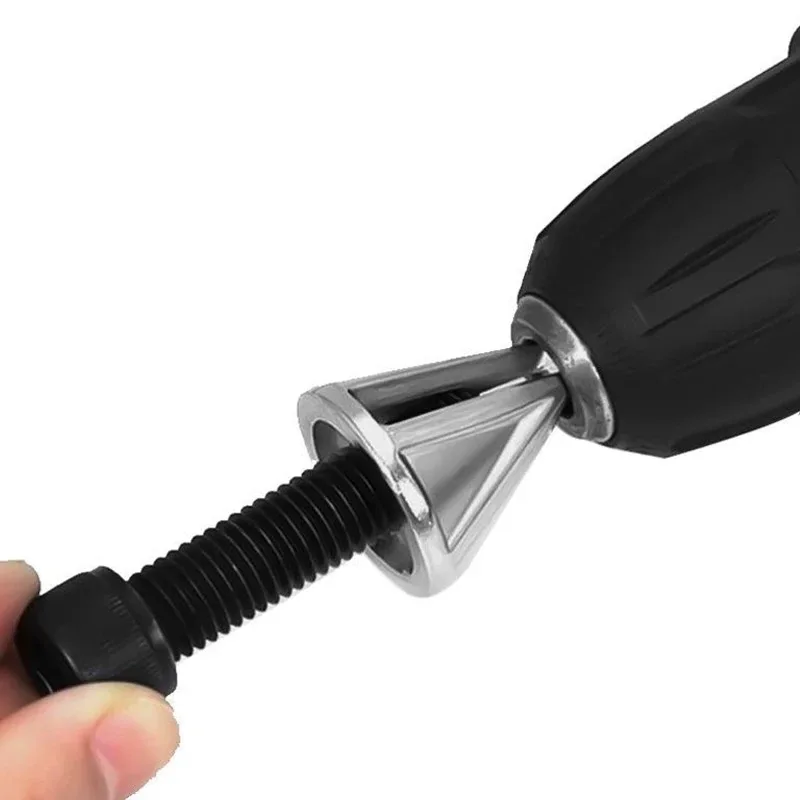 Three Blade New External Chamferer Deburring Triangular/hexagonal Handle Drill Bit Trimming Electric Tool Accessories