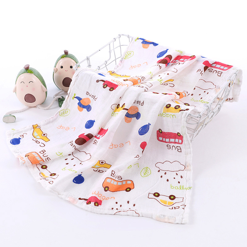 Couverture en mousseline pour nouveau-né 60x60cm, couverture d'emmaillotage en bambou Ultra douce pour bébé, couche en mousseline respectueuse de la peau, chiffons à roter pour bébé