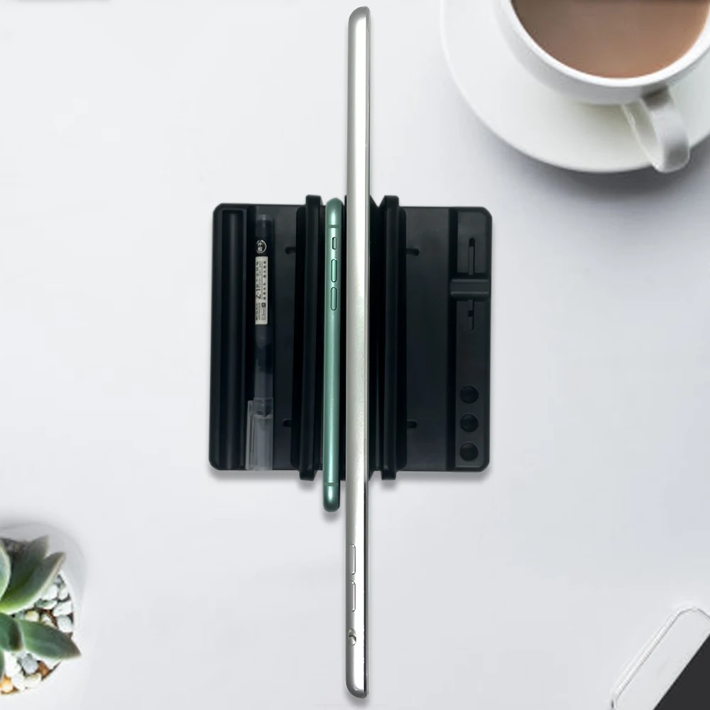Office Laptop Stand Vertical Save Desktop Space Easy To Place Computer Accessories Scalable Width Office Desk Storage