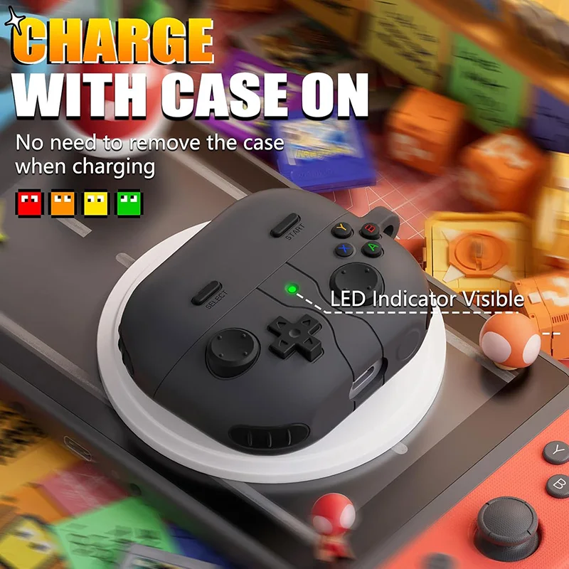 Funda de silicona para auriculares Gamepad 3D para Samsung Galaxy Buds3 Pro Buds3 Buzz 3 Pro, funda de caja de carga a prueba de golpes para Buds 3 buzz 3