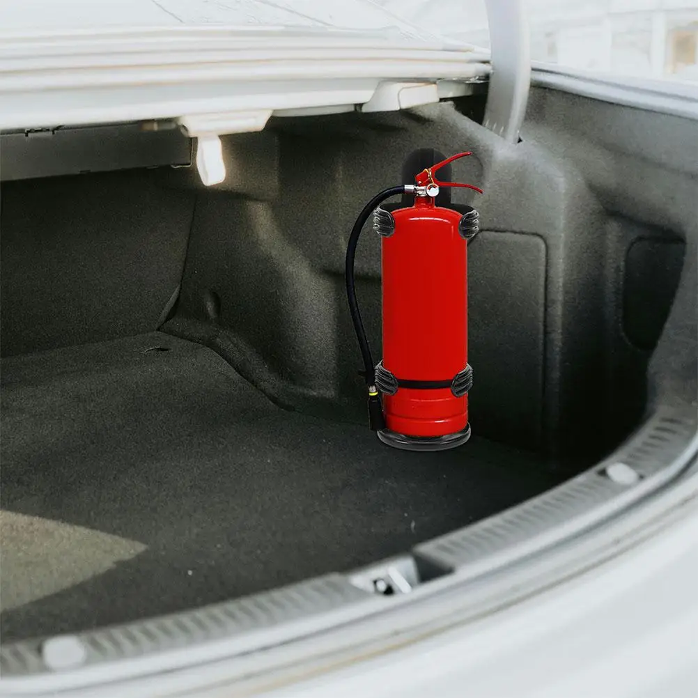 2pcs Fire Extinguisher Bracket Mount Vehicle Car Plastic Holder Secure Trunk Durable Installation Suitable Toolboxes Suitcases