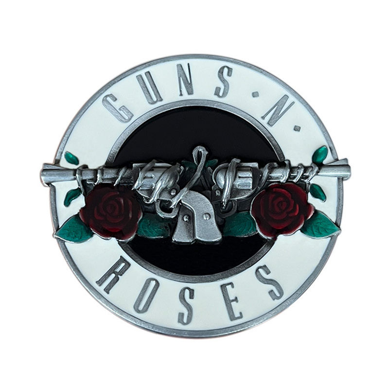 La hebilla de cinturón Rose estilo occidental