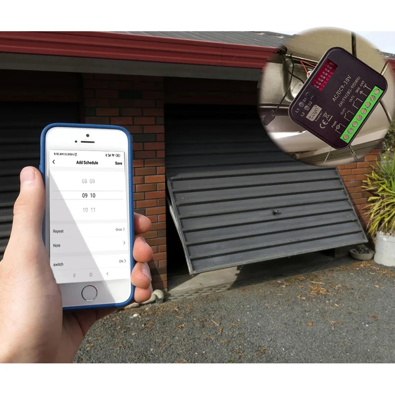 Nuevo receptor RX-MULTI de 300 a 868 MHz Tuya WIFI, controlador de interruptor de puerta de garaje de 433 MHz, CA/CC 9-30 V, 85-250 V, módulo de interruptor inteligente.