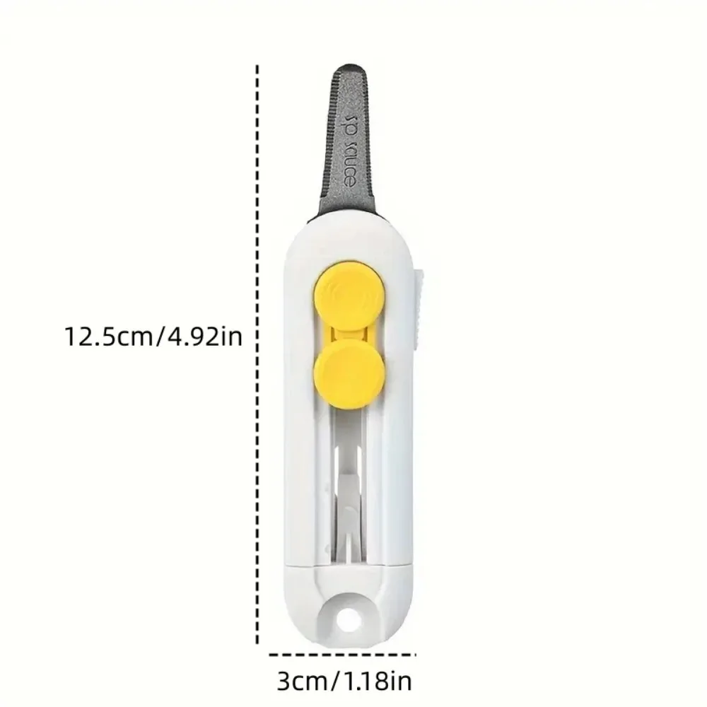 Box Cutter Mini Magnetic Box Cutter Unbox Tool Safety Lock For Opening Packages Cartons Box Opener Razor Perfect For Home Office