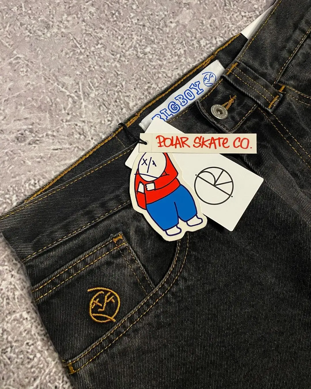 新しい原宿ヒップホップ漫画 Y2K ビッグボーイジーンズ女性グラフィック刺繍だぶだぶのジーンズパンツハイウエストワイドレッグズボンストリート