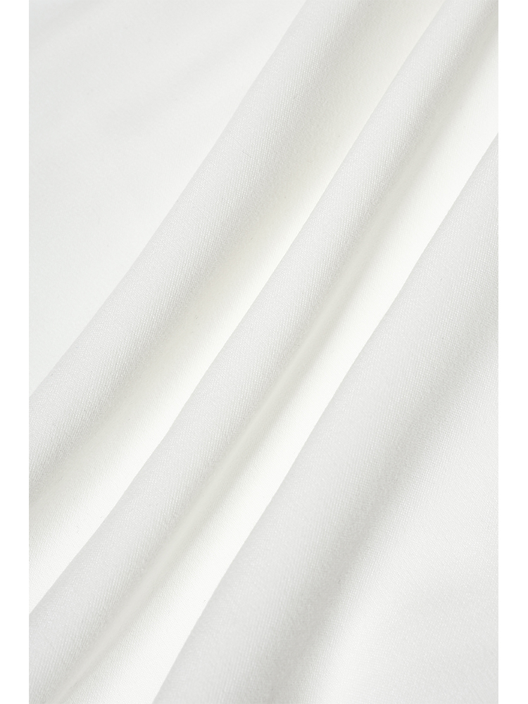 Mulheres soltas macacão bolsos em torno do pescoço calça reta minimalista branco streetwear senhora do escritório macacão conjuntos de uma peça