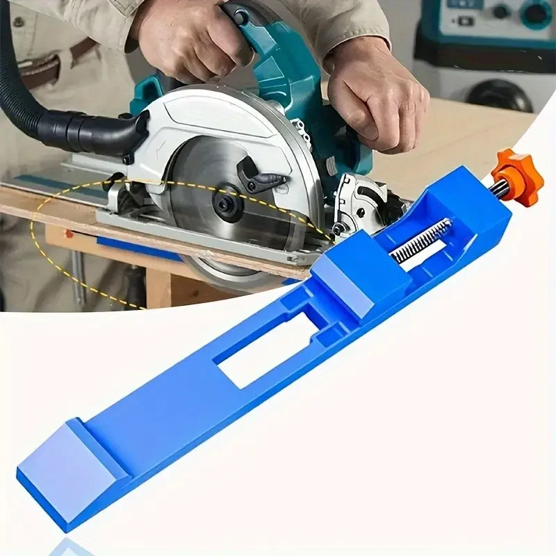 Guía de base ABS ajustable para sierra circular eléctrica y fresadora: accesorios de posicionamiento de alta precisión, carpintería, bricolaje