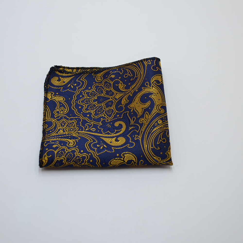 ผู้ชายคลาสสิกพ็อกเก็ตสแควร์โพลีเอสเตอร์ลาย Paisley ผ้าเช็ดหน้างานแต่งงานเสื้อสูทกระเป๋าผ้าเช็ดตัว Hanky Ties อุปกรณ์เสริม